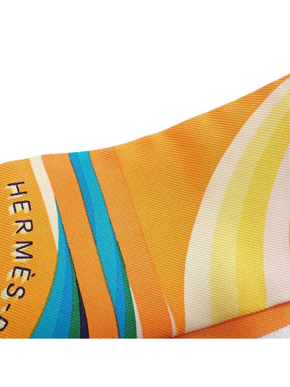 Hermes Scarf Orange - Picture 9 of 10